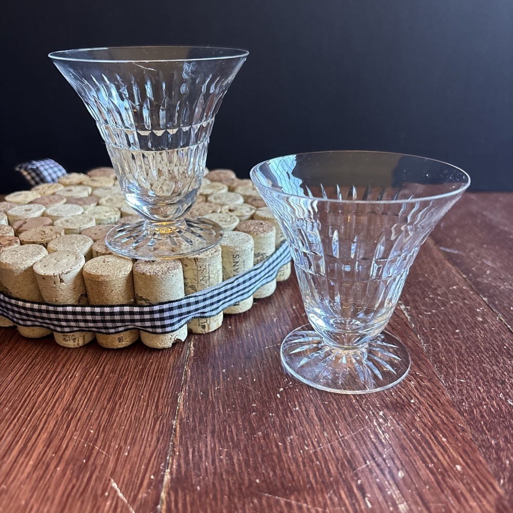 Surrey By Tiffin-Franciscan 3-1/4"Tall‎ Oyster/Fruit Cocktail Glasses Set Of 2